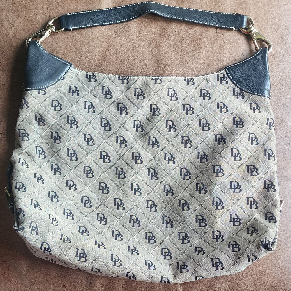 Designer Monogram Beige and Black Women's Bag